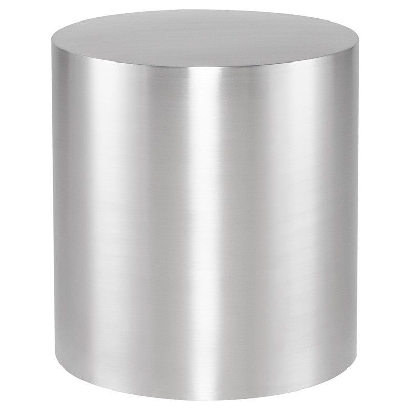 Piston Side Table - Silver.