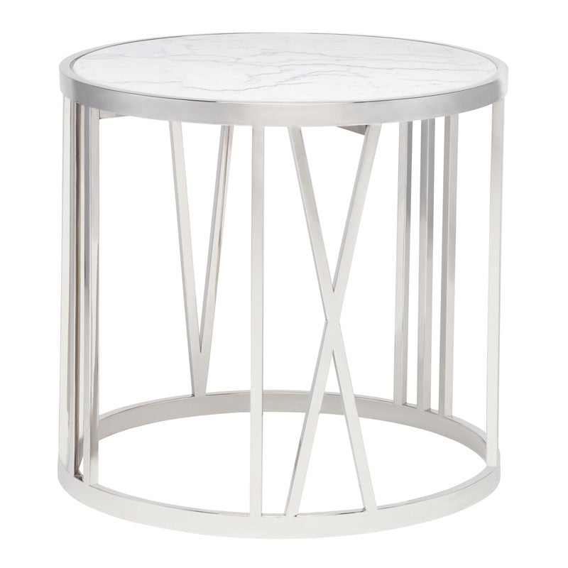 Roman Side Table - White.