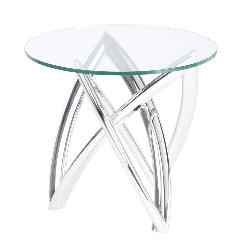 Martina Side Table - Silver.