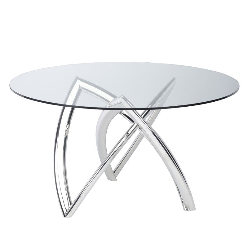 Martina Dining Table - Silver.