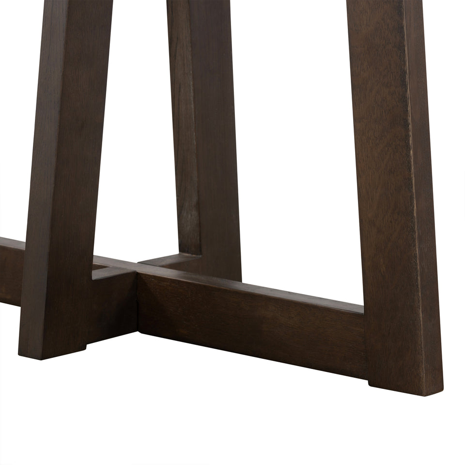 Elodie Gray Concrete and Dark Gray Oak Rectangle Console Table