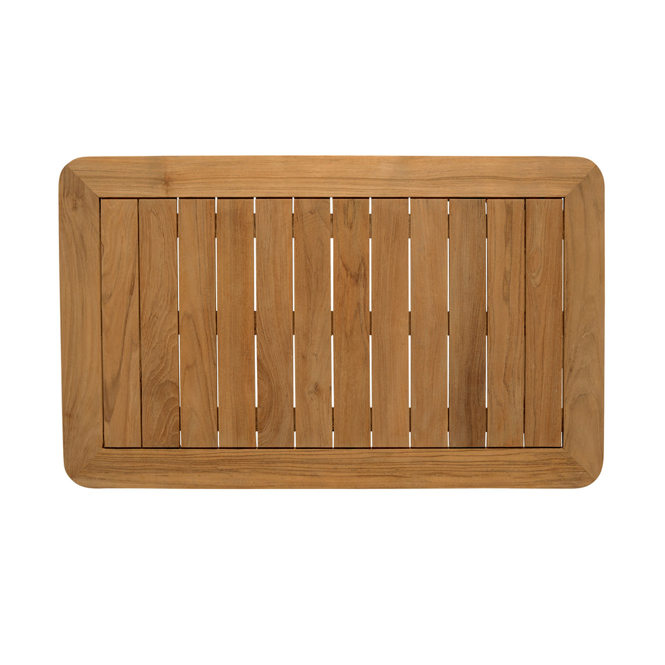 Eve Outdoor Rectangular Teak Wood Coffee Table