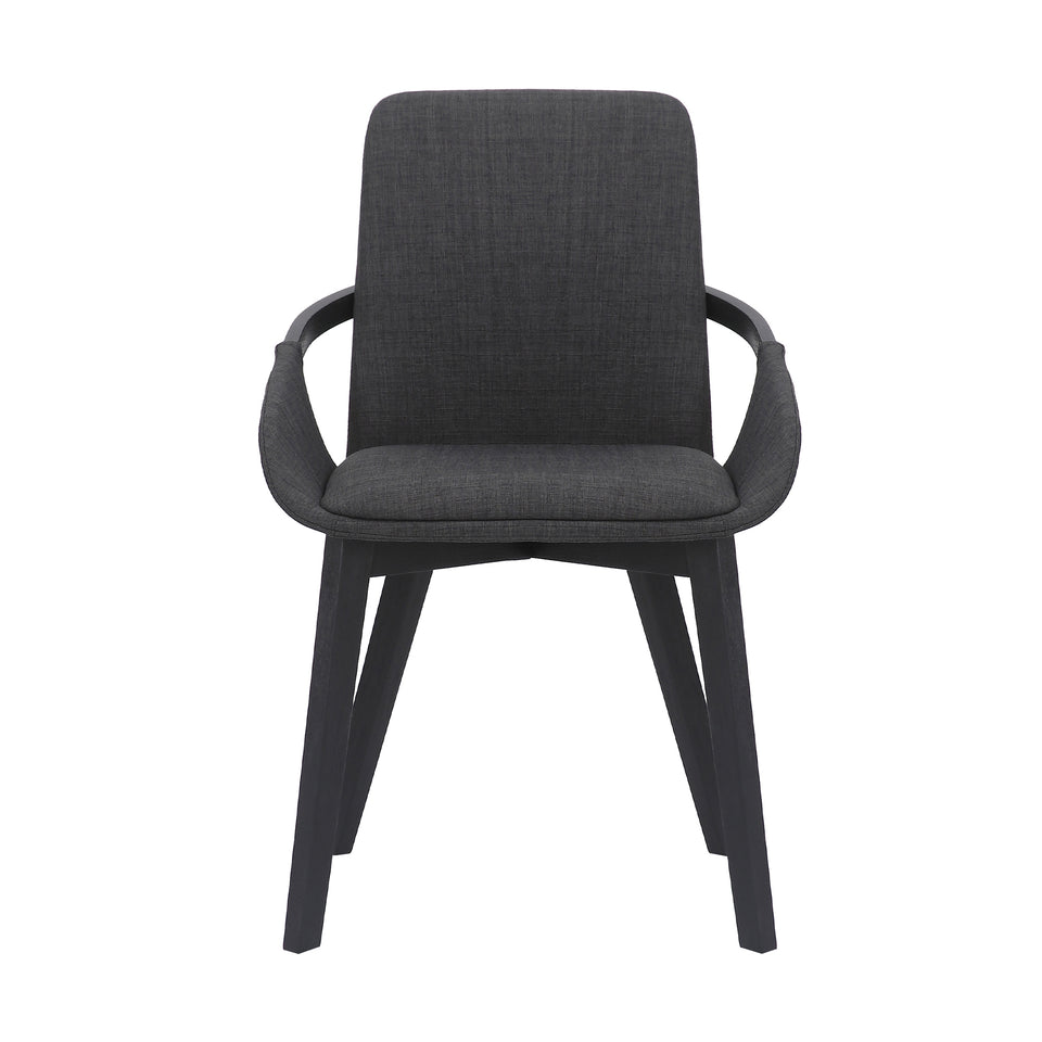 Greisen Modern Charcoal Wood Dining Room Chair