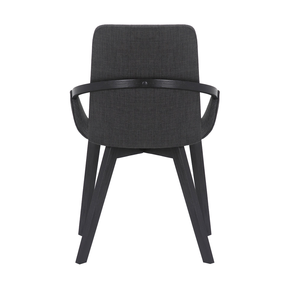 Greisen Modern Charcoal Wood Dining Room Chair