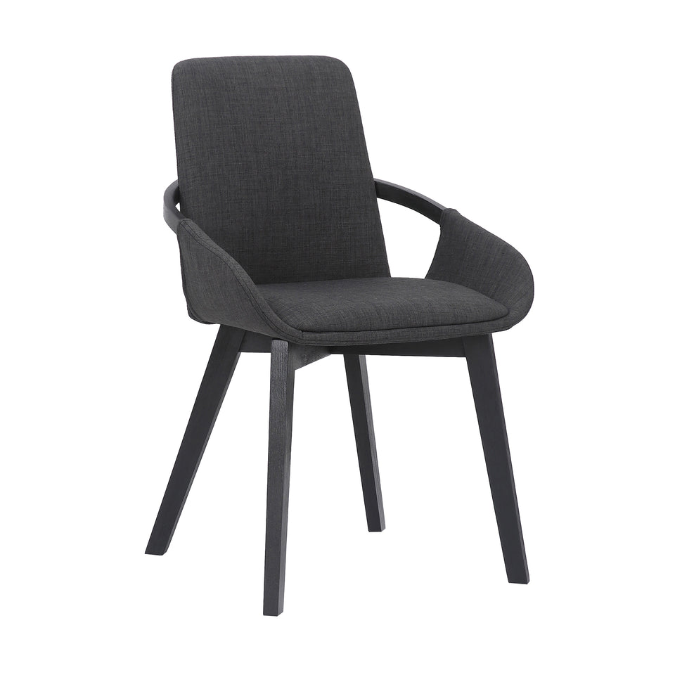 Greisen Modern Charcoal Wood Dining Room Chair