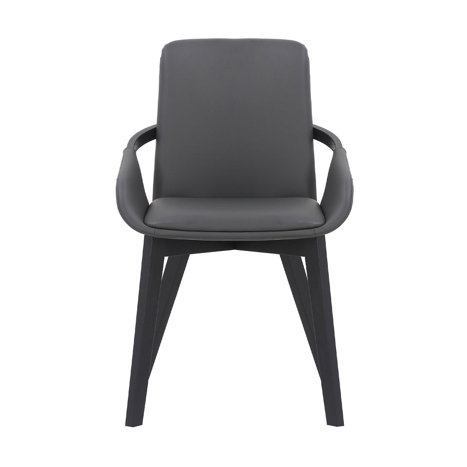 Greisen Modern Gray Wood Dining Room Chair