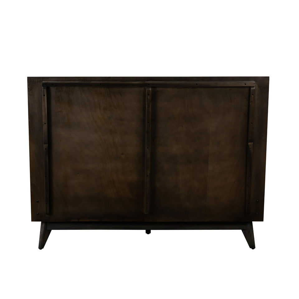 Baly Acacia Mid-Century Platform King Bed