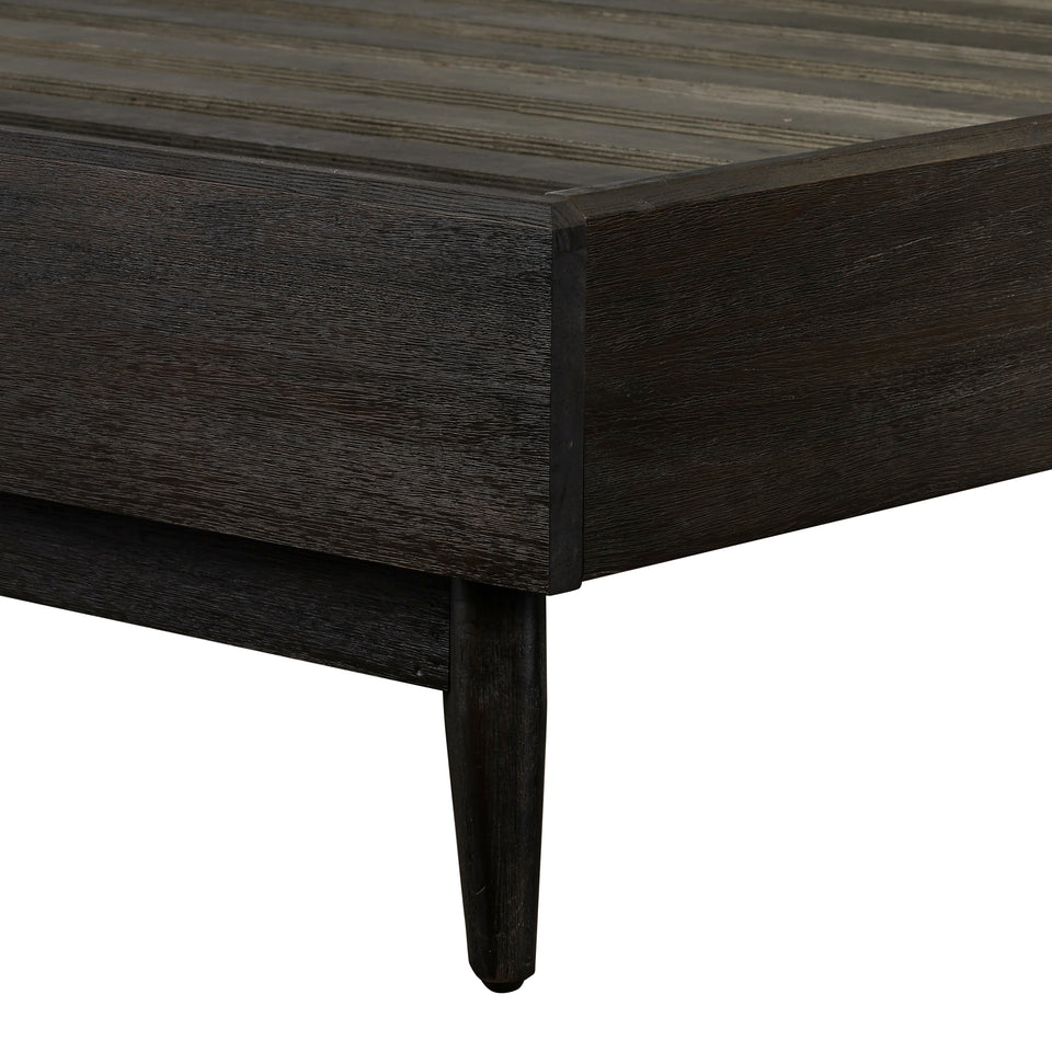 Baly Acacia Mid-Century Platform King Bed