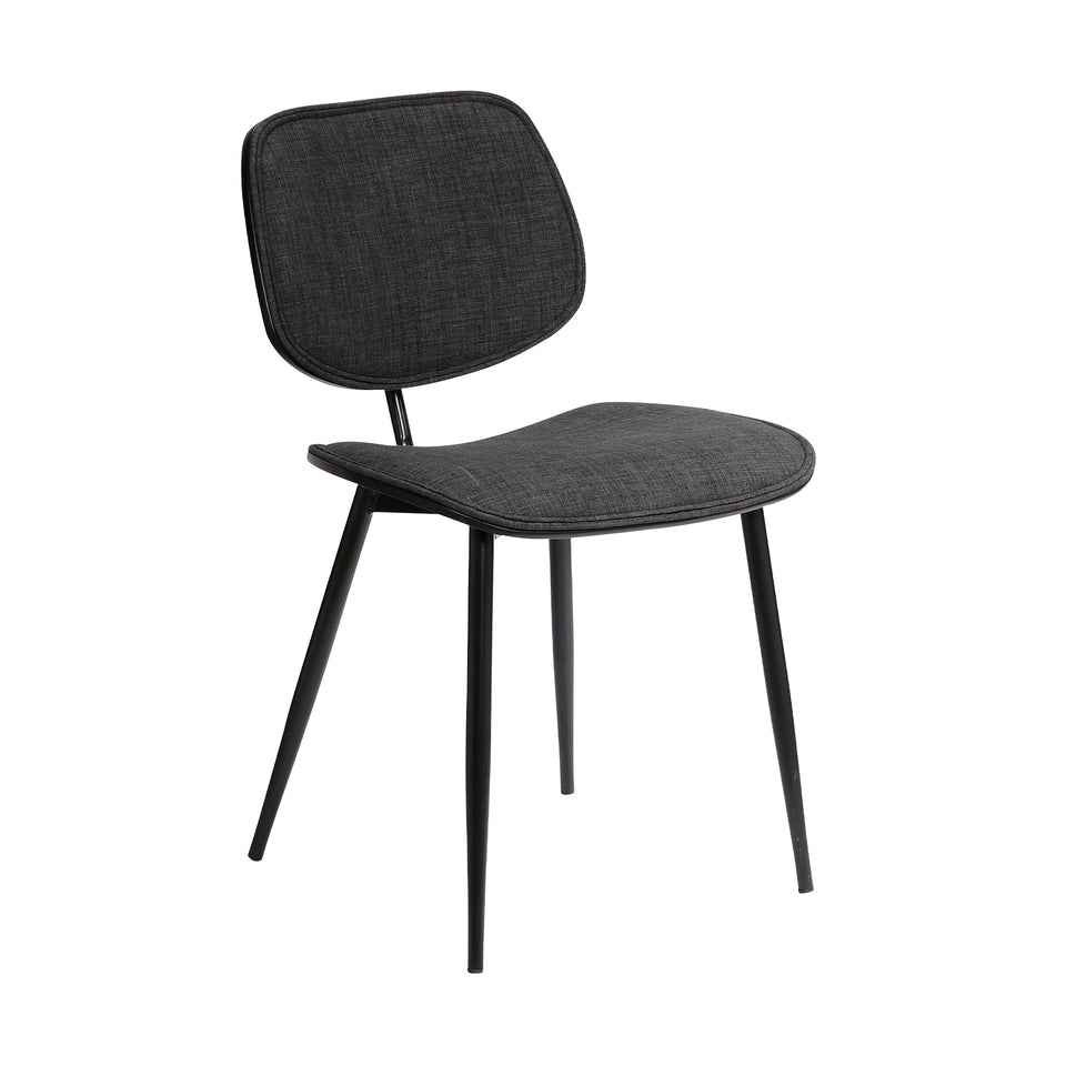 Lizzy Charcoal Modern Dining Accent Chairs - Set of 2