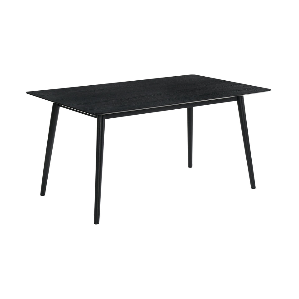 Westmont 59" Rectangular Dining Table in Black Wood