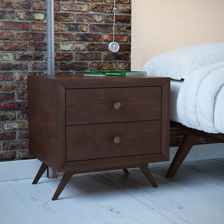 Tracy Night Stand in Cappuccino.