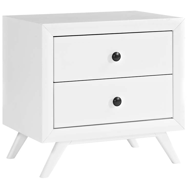 Tracy Night Stand in White.