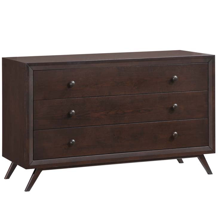 Tracy Wood Dresser In Cappuccino.