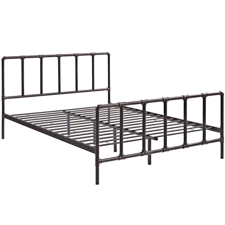 DOWER STAINLESS STEEL BED.