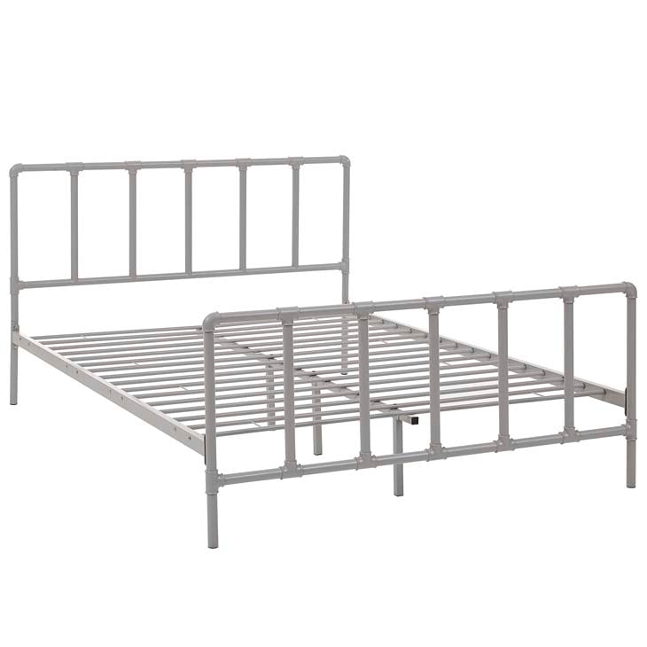 DOWER STAINLESS STEEL BED.