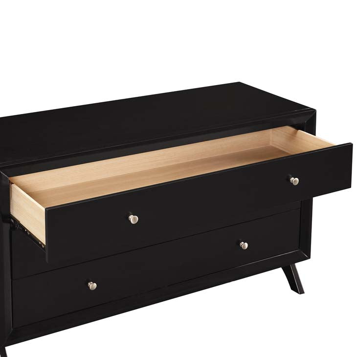 Providence Three-Drawer Dresser in Cappuccino.