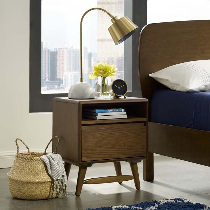 Talwin Wood Night Stand in Chestnut.