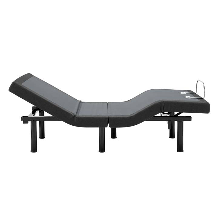 Transform adjustable Twin XL wireless remote bed base in gray.