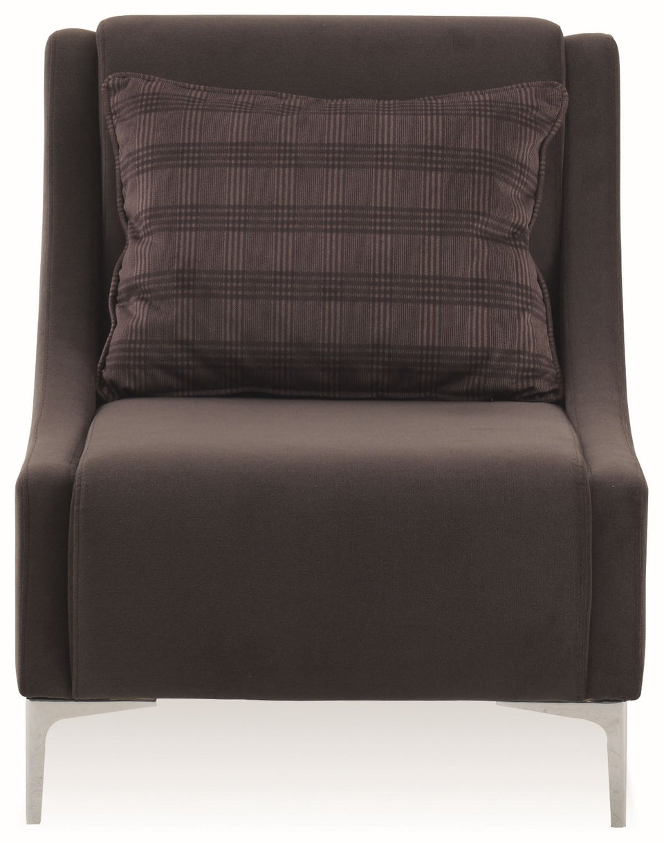 US Mayfair Armchair - Brown Anthracite