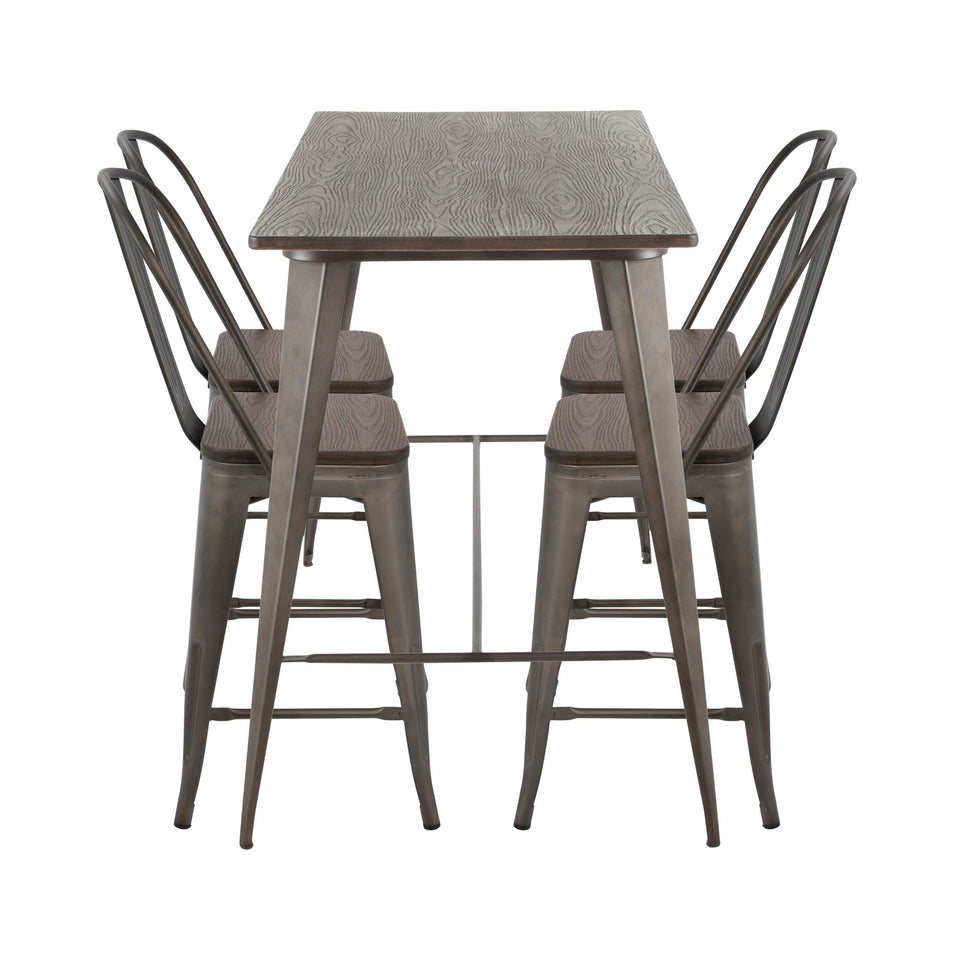 Oregon High Back Counter Set.