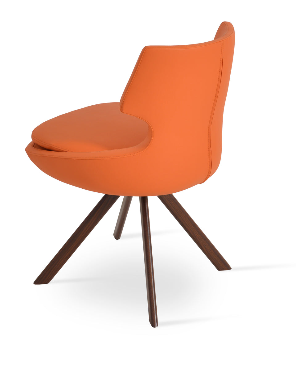 Patara Sword Dining Swivel Chair.