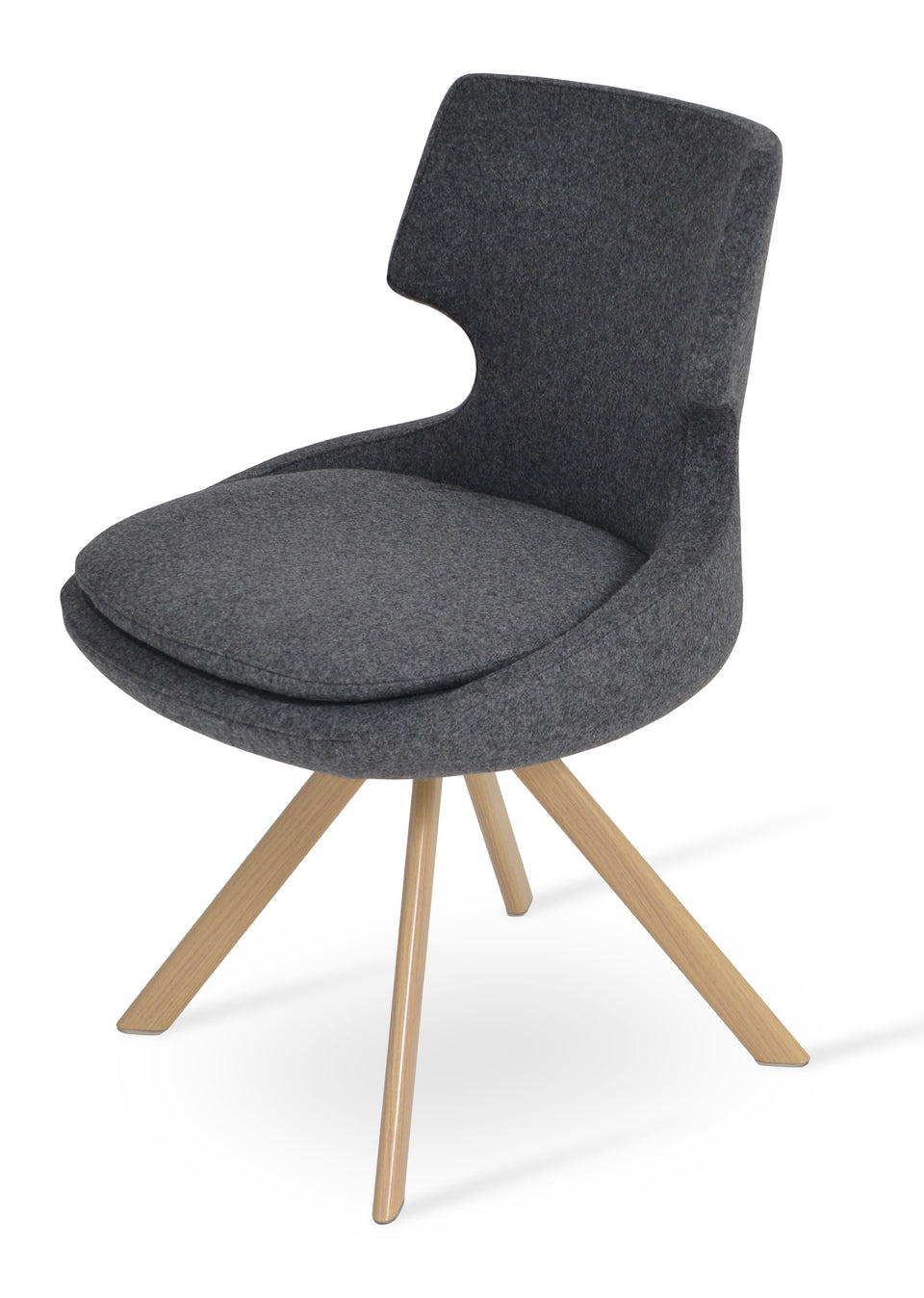 Patara Sword Dining Swivel Chair.