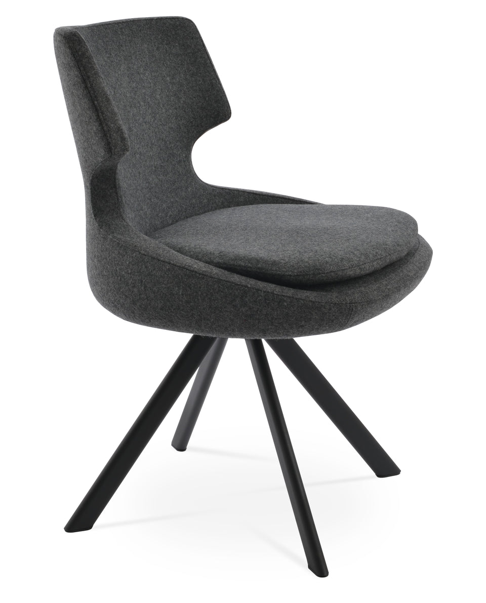 Patara Sword Dining Swivel Chair.