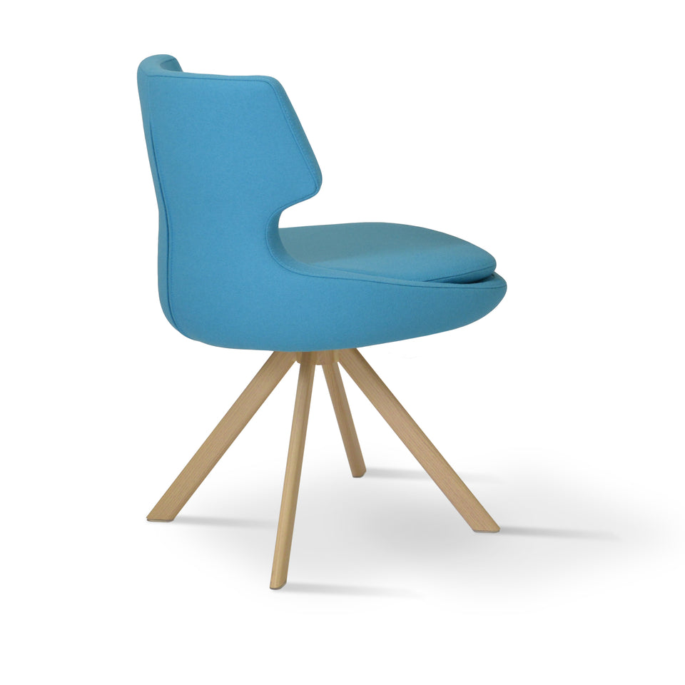Patara Sword Dining Swivel Chair.