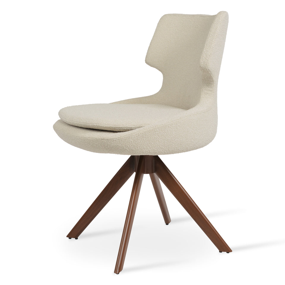 Patara Sword Dining Swivel Chair.
