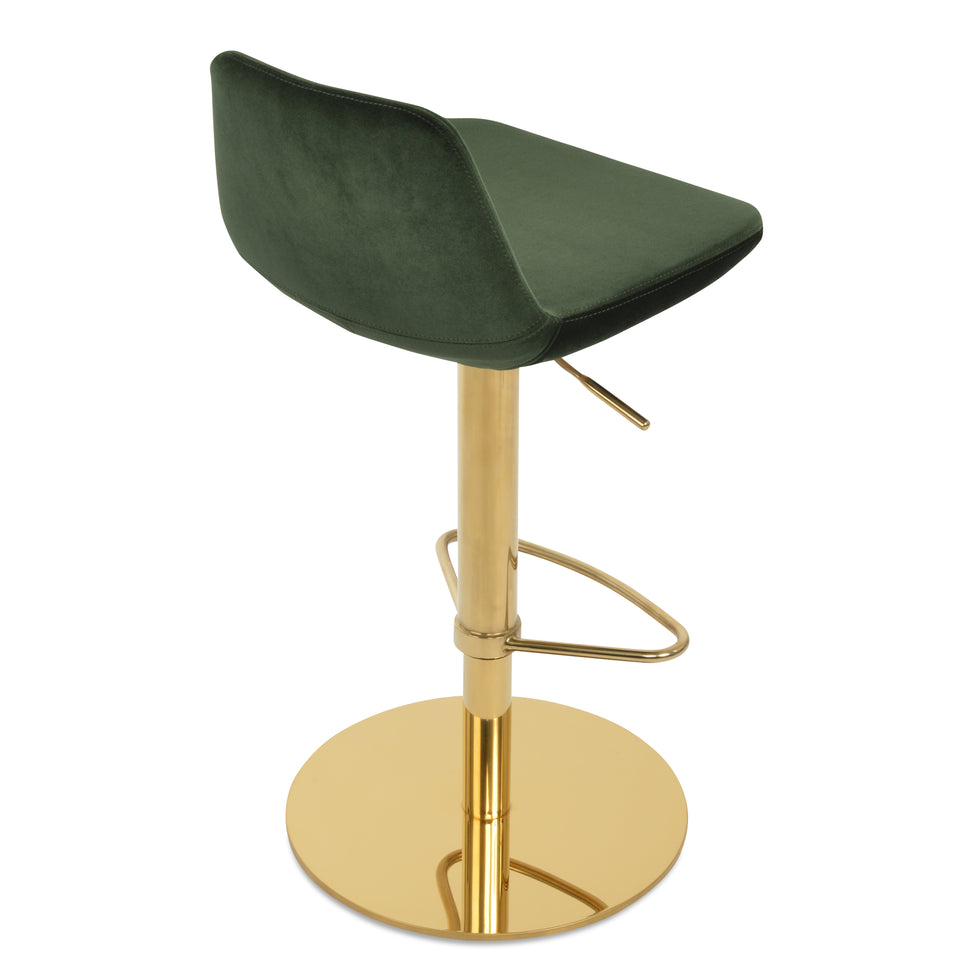 Pera Piston Stool Round Base.