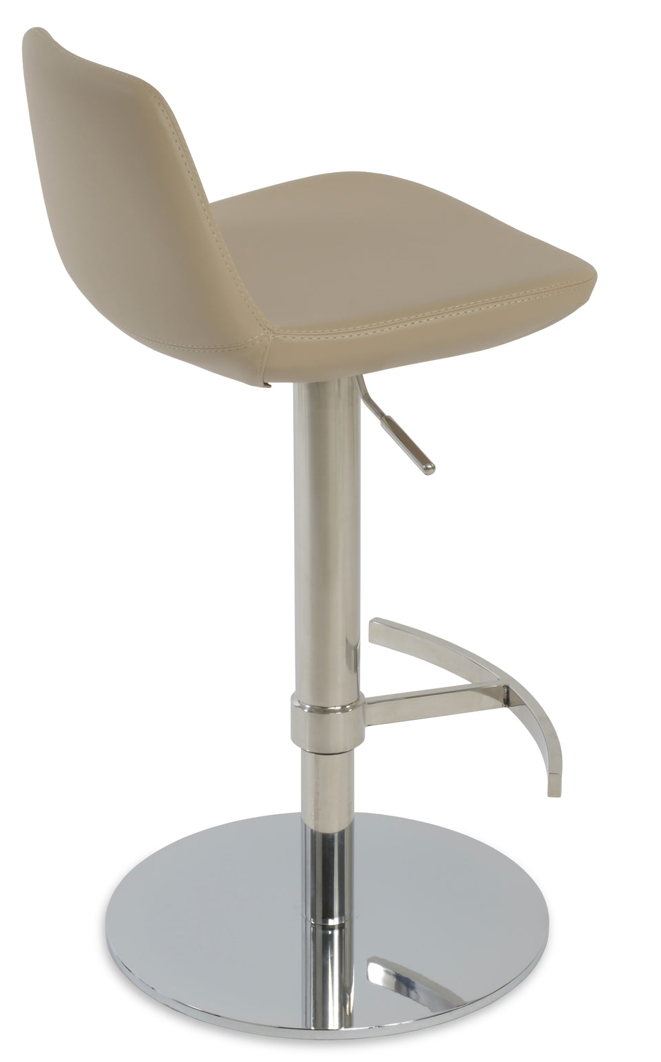 Pera Piston Stool Round Base.