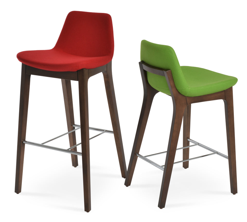 Pera Hb. Wood Counter Stool.