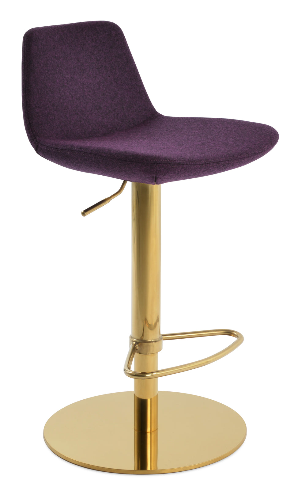 Pera Piston Stool Round Base.