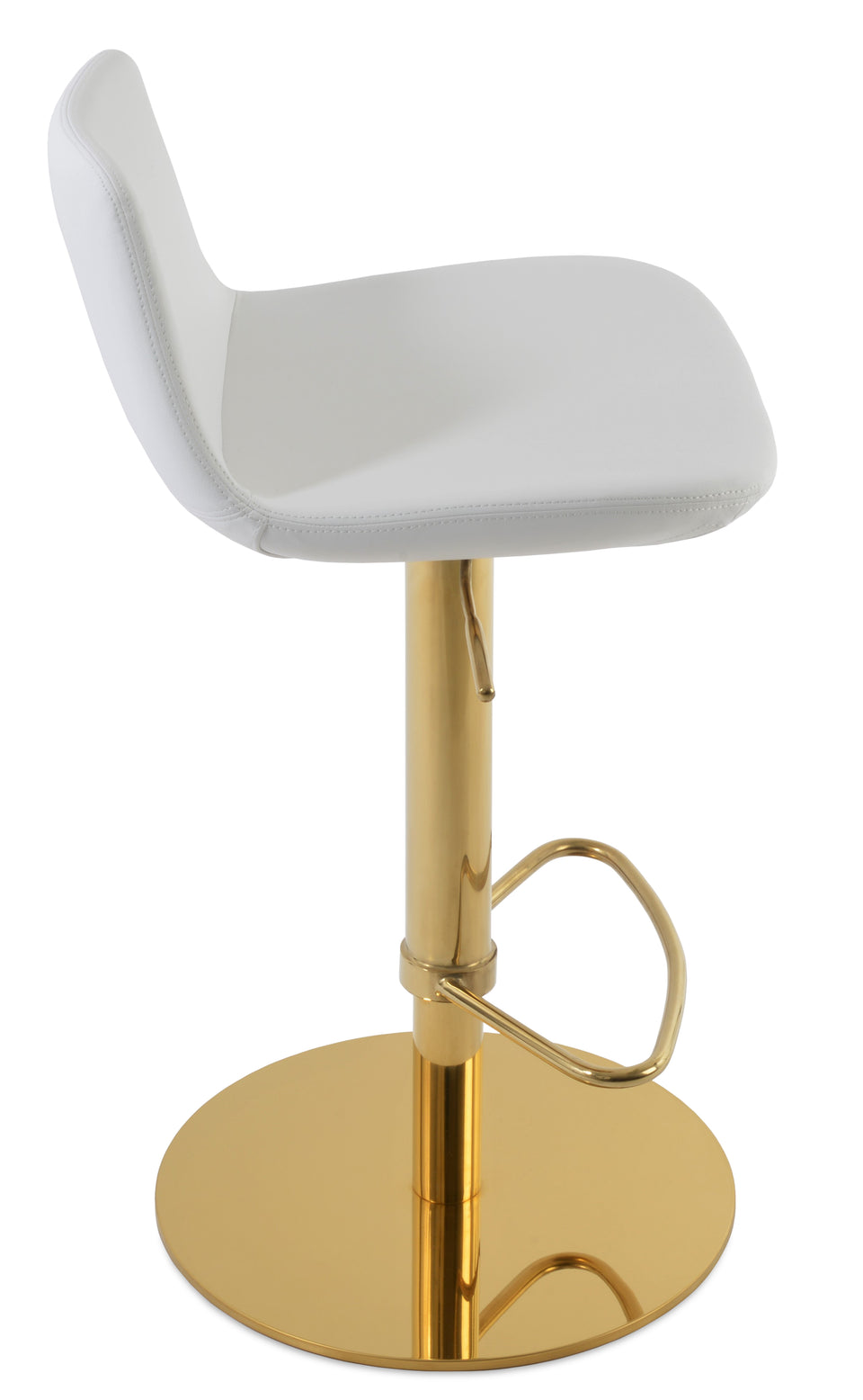 Pera Piston Stool Round Base.