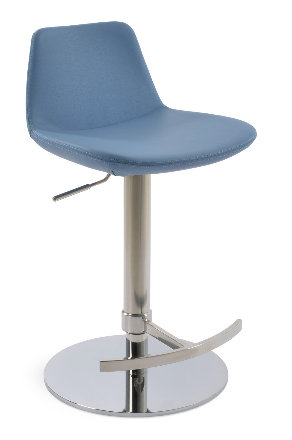 Pera Piston Stool Round Base.