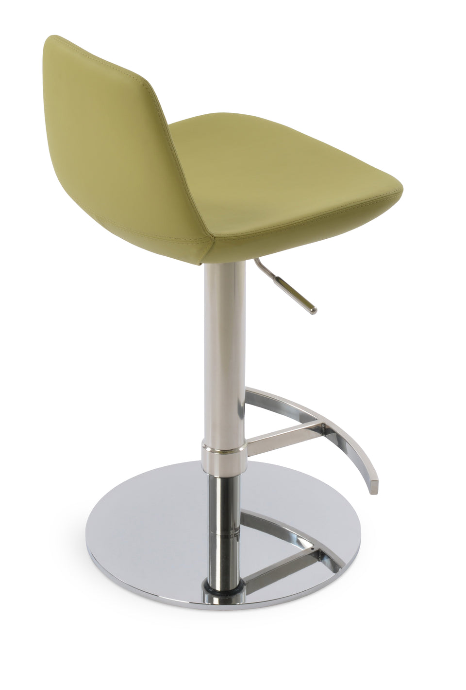 Pera Piston Stool Round Base.