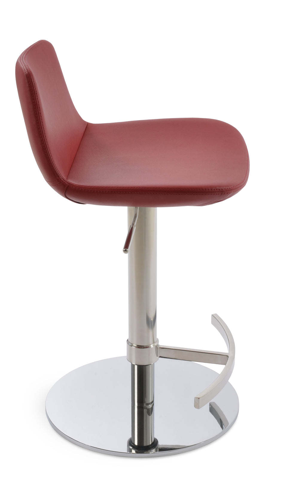 Pera Piston Stool Round Base.