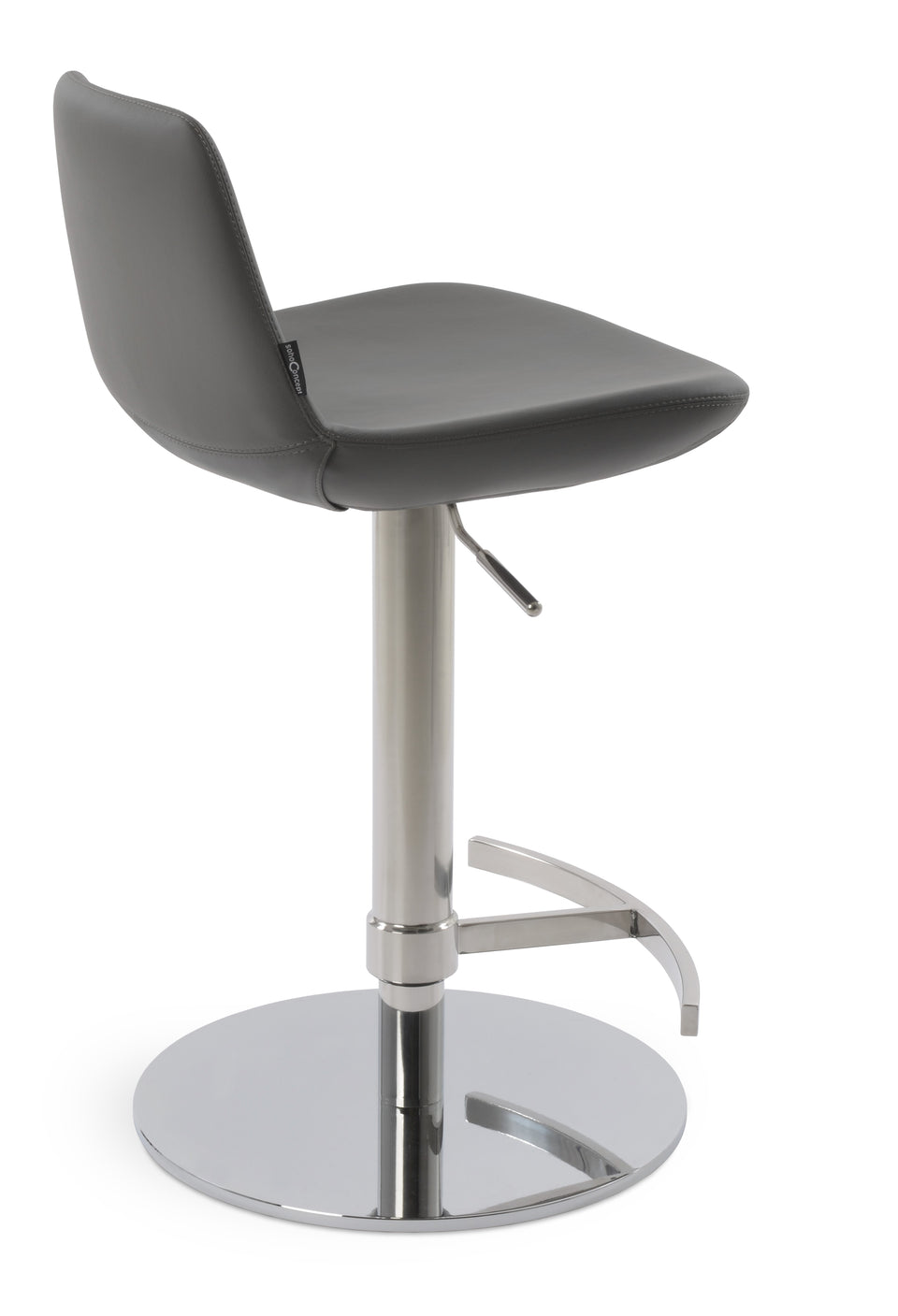 Pera Piston Stool Round Base.