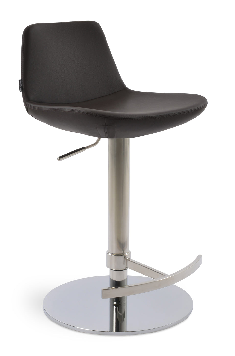 Pera Piston Stool Round Base.