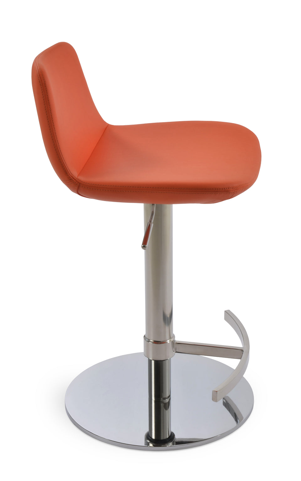 Pera Piston Stool Round Base.