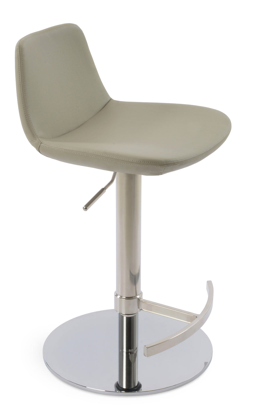 Pera Piston Stool Round Base.