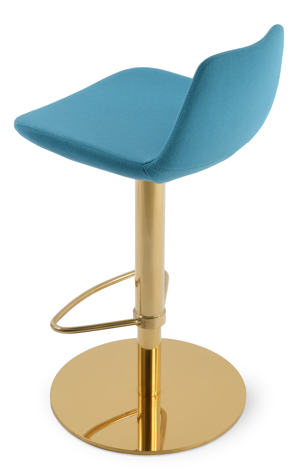 Pera Piston Stool Round Base.