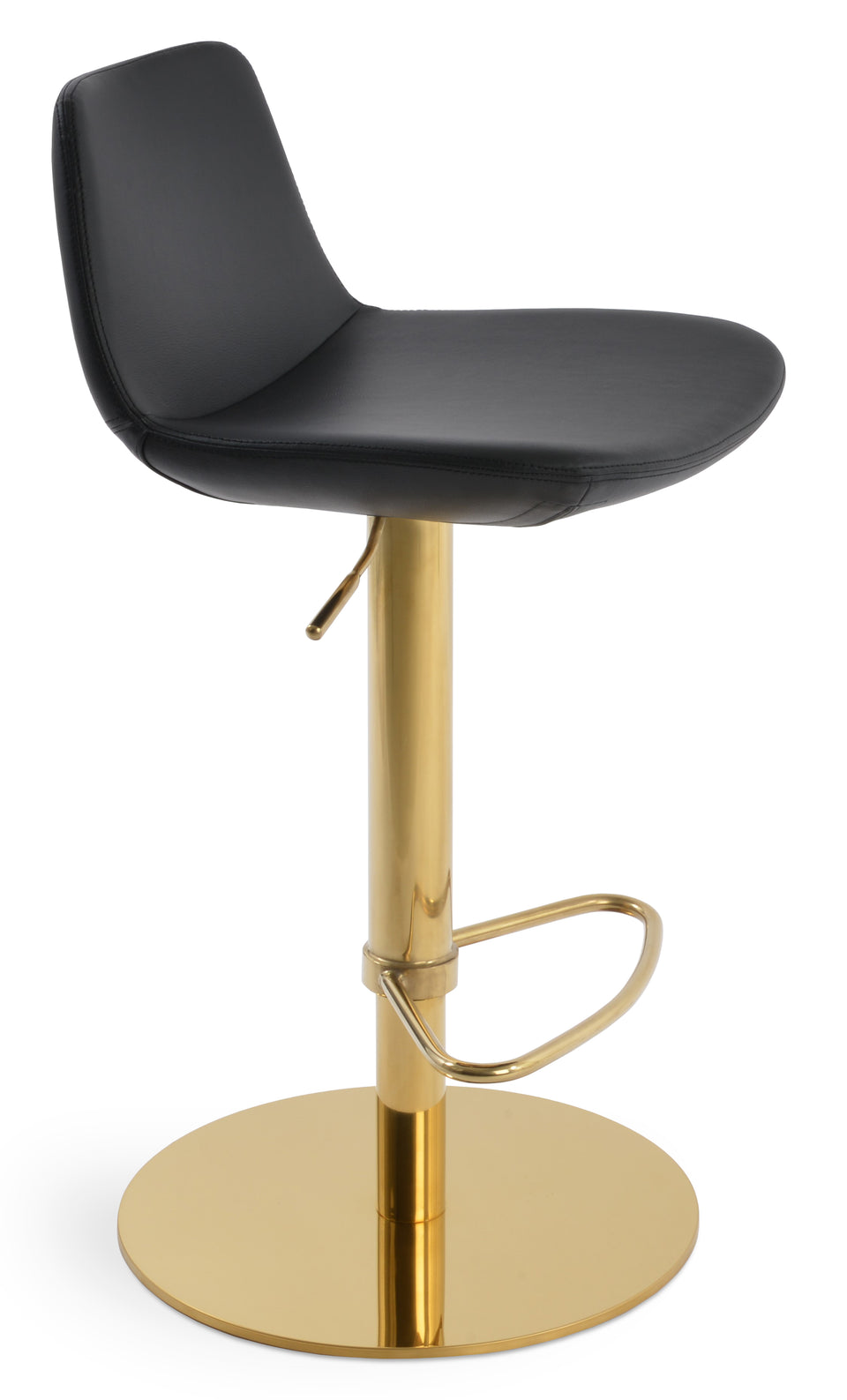 Pera Piston Stool Round Base.