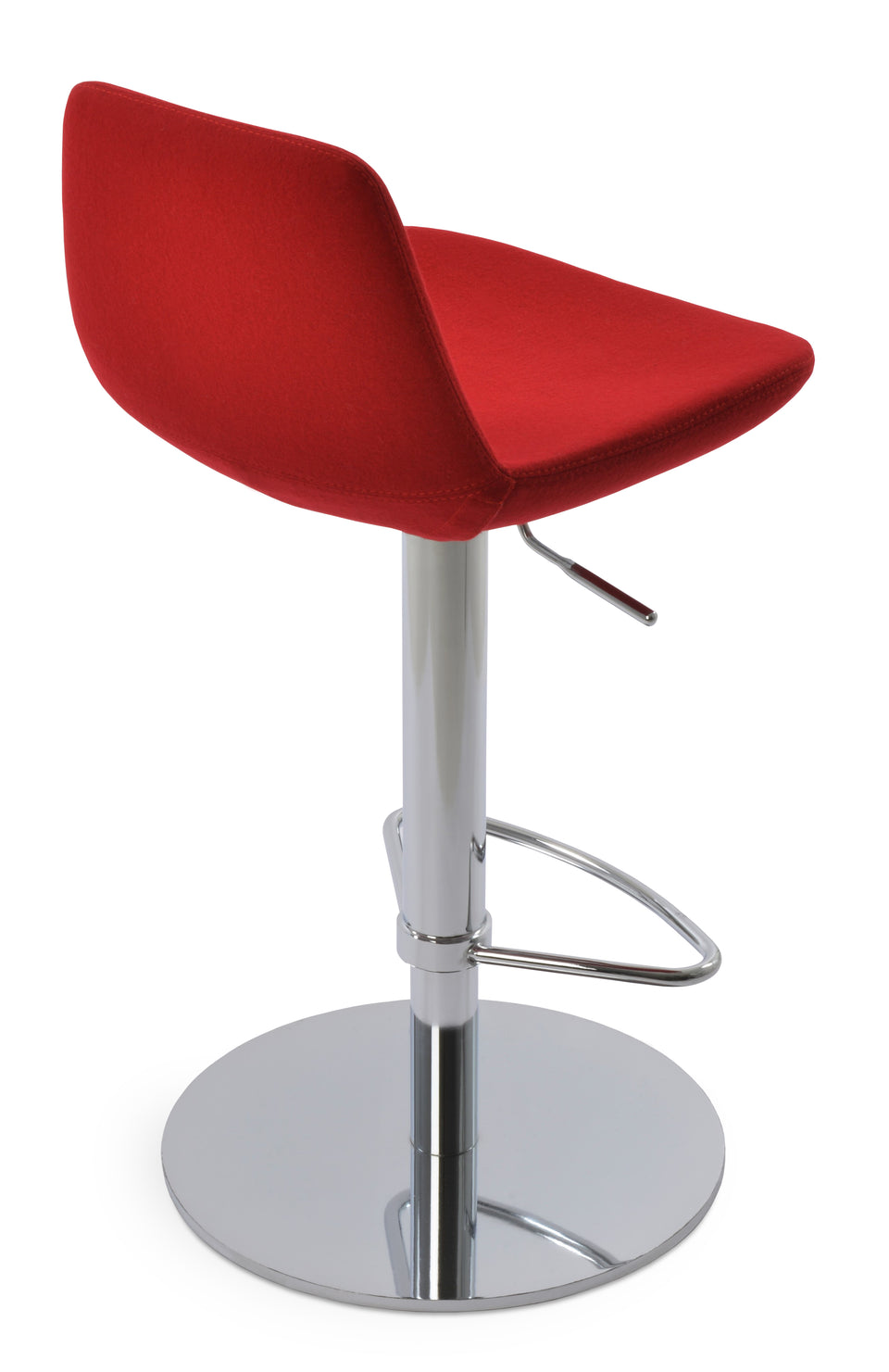 Pera Piston Stool Round Base.