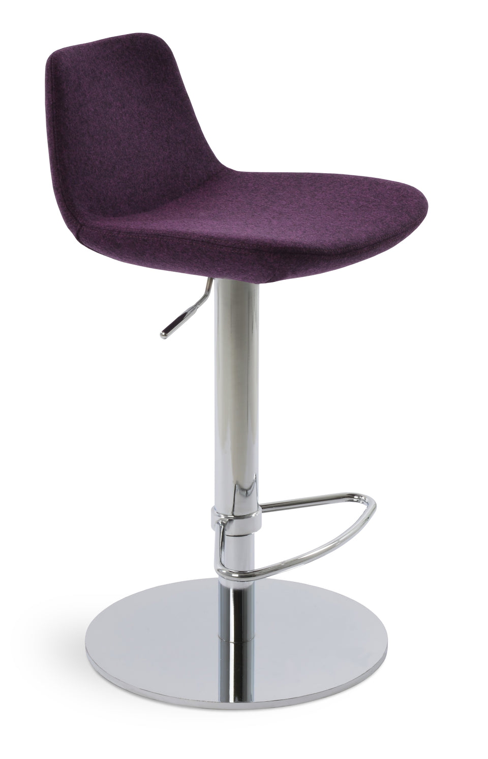 Pera Piston Stool Round Base.
