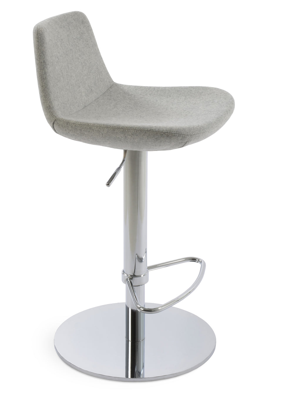 Pera Piston Stool Round Base.