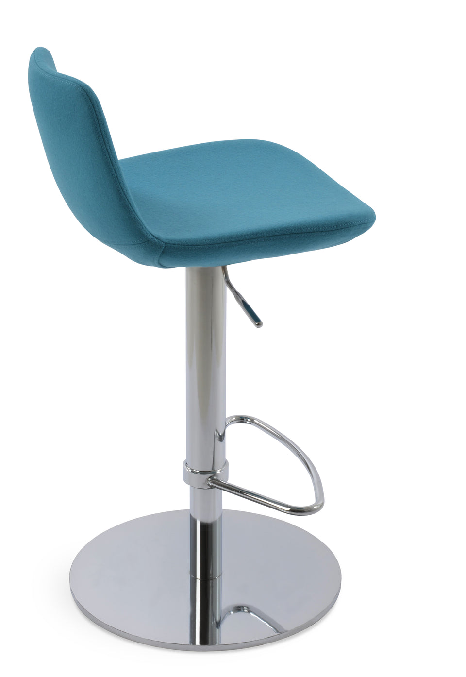 Pera Piston Stool Round Base.
