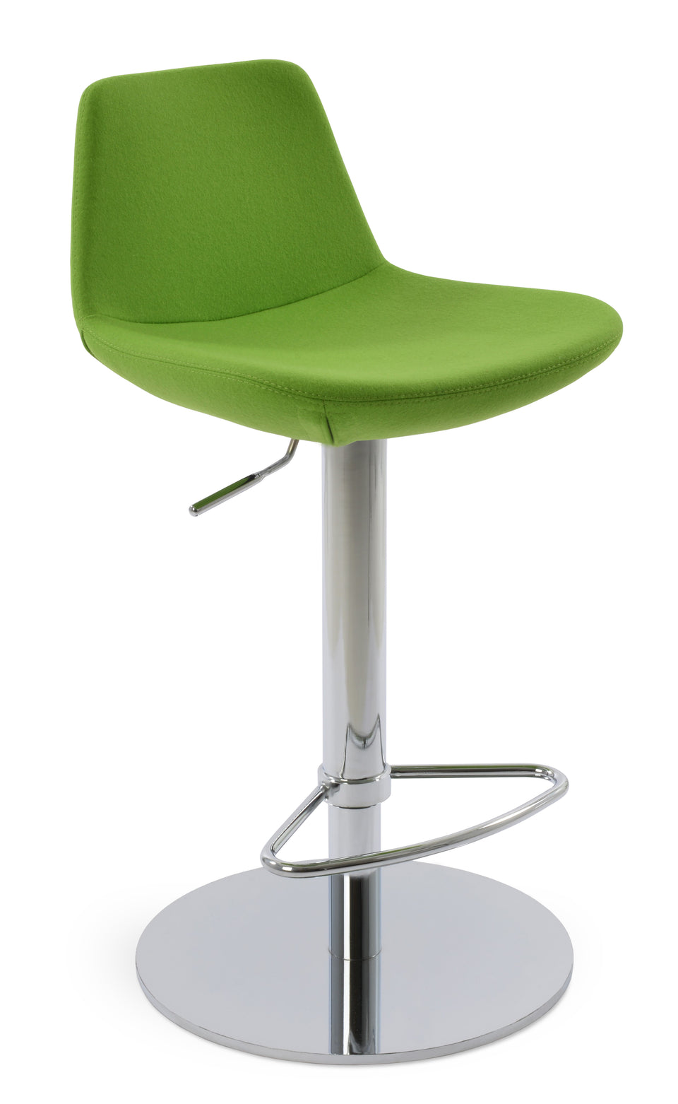 Pera Piston Stool Round Base.