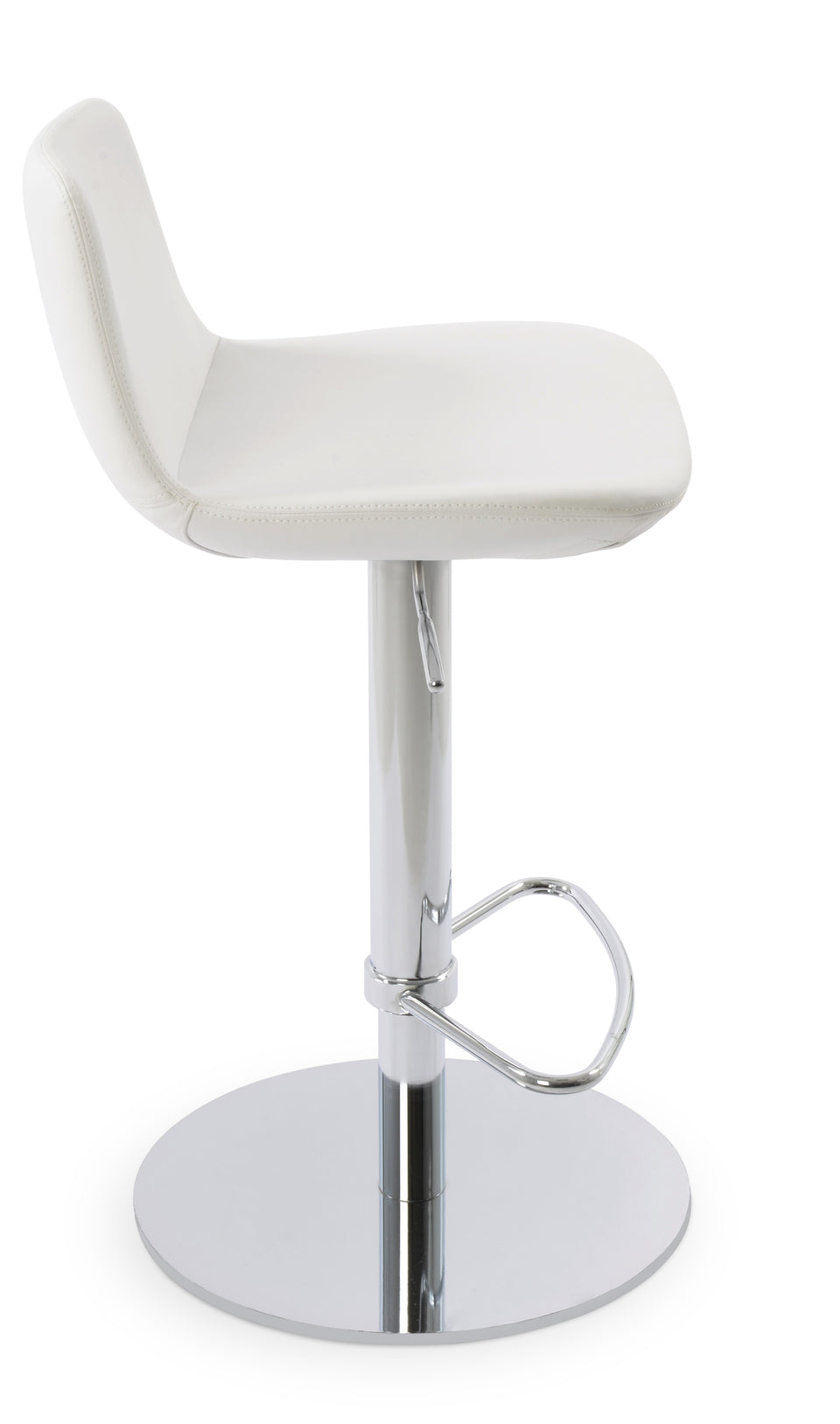 Pera Piston Stool Round Base.