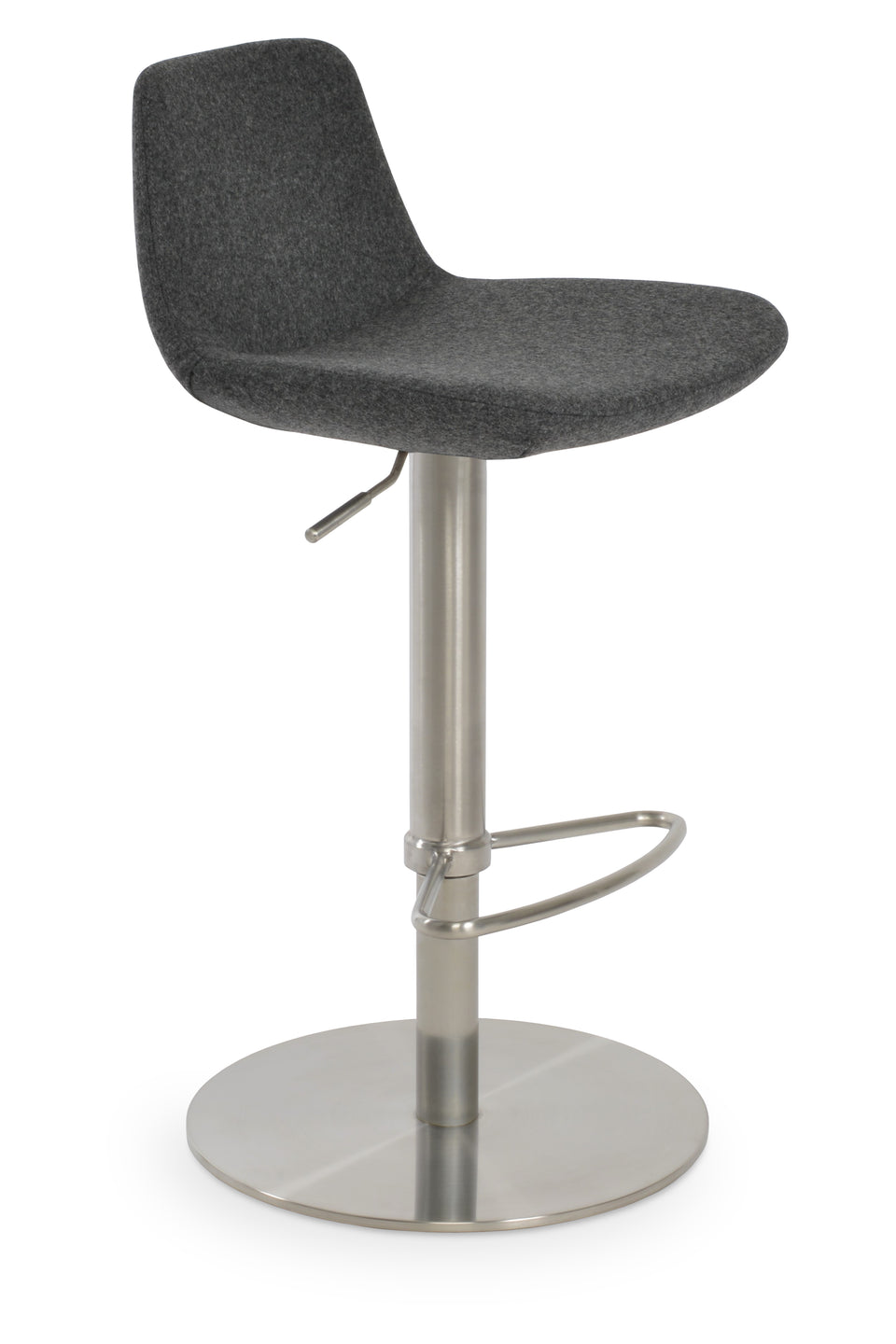 Pera Piston Stool Round Base.